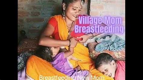 Dehati Mom Breastfeeding Baby .